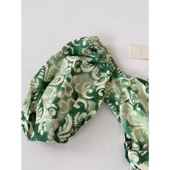 Alexis Short Dress Athenes Sage Mini Wrap Dress Size S NWT - Picture 4 of 6